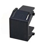 Zaślepka RJ45 do adapterów keystone czarna 100 szt.