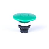 Ex9P1 M6 g Przycisk grzybkowy 60mm z samopowrotem zielony 105647