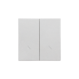 Simon 55 Klawisz podwójny z piktogramami /schody/ do: SW6/2WM Aluminium mat TKW6/2/143 KONTAKT