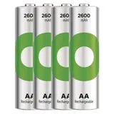 GP Akumulatorek ReCyko NiMH (niklowo-wodorkowa) 2600mAh AA (R6) /4szt./ EMOS