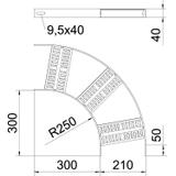 SLZB 90 200 ALU Łuk 90°