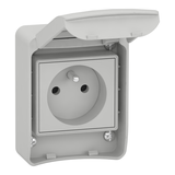 Gniazdo Pratika standard francuski IP65 10-16A 81140 Schneider