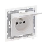 SUNO - Gniazdo 2P+Z IP44 - 16 A - 250 V~ - zaciski automatyczne - z przesłoną, Biały, Legrand