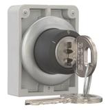 M30C-FWRS3-RS Przełącznik kluczykowy 30mm 3 położeniowy bez samopowrotu zamek Ronis 187098 EATON