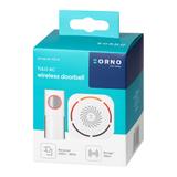 TULO AC, dzwonek bezprzewodowy sieciowy, learning system, 36 dźwięków, 150m, biały