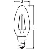 Lampa LED Vintage 1906 CL BW Filament szkło przezroczyste GOLD 12 non-dim 1,5W 824 E14