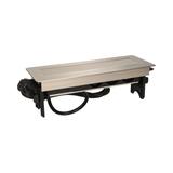 Gniazdo meblowe wpuszczane w blat w niklowanej obudowie z ładowarką USB i przewodem 1,8m, 3x2P+Z, 2xUSB (typ A, 2,1A) OR-AE-1364 ORNO
