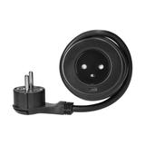 Gniazdo meblowe O6cm wpuszane w blat z ładowarką USB z gniazdem typu C i przejściówką USB C-A oraz z OR-GM-9018 ORNO