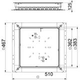 UZD 350-3 R, Puszka podpodłogowa UZD350-3R