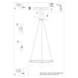 Sollux Żyrandol YOLI 3 SL.1213