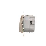 Simon 54 Oprawa oświetleniowa LED 230V AC 1.1 W białe zimne 5900 K złoty mat