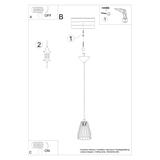 Sollux Lampa wisząca LEYO SL.1205