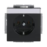 CARAT/FUTURE Gniazdo SCHUKO z polem opisowym Z uziemieniem, 2P+E antracyt 2CKA002011A3802 ABB