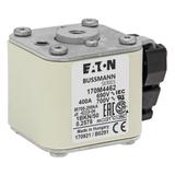 FUSE 400A 690V 1BKN/50 AR UC Wkładka szybka 400A AC 690V rozmiar 1 53x69x51 mm aR IEC UL, 170M4462 E