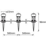 Oprawa SMART+ WIFI GARDEN DOT 3P EXT RGBW