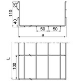 KWDS60H60/3 Korytko siatkowe
