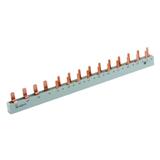 Izolowana szyna zbiorcza-sztyftowa 10 mm2 (do wyłączników do wyłączników MAT 1N z EFI-4),3p+N,14modułów SKN0034/10 3P 002921156 ETI