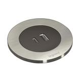 INCARA: DISQ 60 - USB A+C Z POKRYWĄ - 2,0 M-CZARNY, Legrand