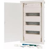 KLV-36UPS-F Rozdzielnica modułowa podtynkowa płaska 3x12 kl.II IP30 zawiera listwy N/PE 178818 EATON