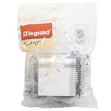 SUNO - Gniazdo 2P+Z IP44 - 16 A - 250 V~ - zaciski automatyczne - z przesłoną, Biały, Legrand
