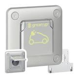 Soliroc Gniazdo Pojedyncze Green'Up Z Klapką IP55/K10 077897 LEGRAND
