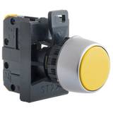 PRZYCISK KRYTY ŻÓŁTY 1 ZW PIERŚCIEŃ CZARNY