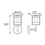 Lampa solarna LED ESTERA LED WLL 0,12W 6500K