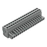 kątowy wtyk sprężynowy raster 5 mm /25szt./ WAGO