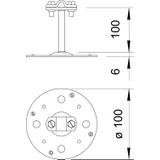 165/B-100, DACH.UCHW.PRZEW.100 MM OC.OGN.