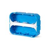 P6x60D ,  Puszka instalacyjna do pustych ścian Multibox2 - sześciopolowa O 6x60, niebieski