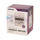 3-fazowy licznik energii elektrycznej 80A port RS-485 wielotaryfowy 3 moduły DIN TH-35mm OR-WE-517 O