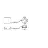 Oprawa SP FIX P 8W 940 PS DIM IP44 WT