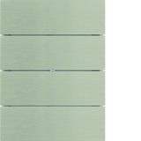 BERKER B.IQ Przycisk poczwórny standard stal szlachetna nierdzewna 75164093 HAGER