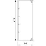 WDK 80210, KANAŁ ŚCIENNY I SUFITOWY, 80X210X2000