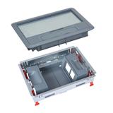 PUSZKA PODŁOGOWA STANDARD KOMPLETNA Z POKRYWĄ PLASTIKOWĄ - 8(2X4) MODUŁÓW MOSAIC MONTOWANYCH PIONOWO