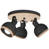 plafon (reflektorki) Oval Black 3xE27 MLP8659 Milagro