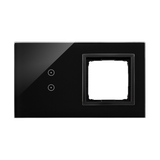 Simon 54 TOUCH WMDZ-01110S-075 Panel dotykowy S54 Touch, 2 moduły, 2 pola dotykowe pionowe + 1 otwór DSTR230/75 KONTAKT