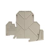 WAP WDK 2.5N/TR-DU Płytka końcowa (styki), 80.35 mm x 1.5 mm, Ciemnobeżowy /50szt./ 1839850000 WEIDMÜLLER