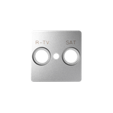 Simon 82 Pokrywa do gniazd RTV-SAT aluminium 82097-93 KONTAKT
