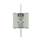NH FUSE 355AMP 500V gG SIZE 3 DUAL IND Wkładka NH3 355A 500V GL/GG podwójny wskaźnik 355NHG3B EATON