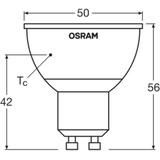 Lampa LED STAR+ PAR16 RGBW 25 dimmable via remote control 120° 4,5W 827 GU10