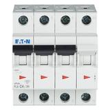 PL6-C4/3N Wyłącznik nadprądowy 6kA C4A 3P+N 106906 EATON
