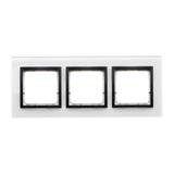 Simon 54 Nature Ramka 3-krotna Szkło CZARNA PERŁA DRN3/68 KONTAKT