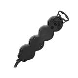 Przedłużacz potrójny listwa z wyłącznikiem płaska wtyczka kabel 1,4m 2300 W ES-9/B/1,4 ORNO