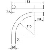 KBH20 LGR, ŁUK 90 KBH20 TW.SZT.