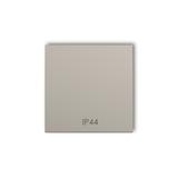 Klawisz pojedynczy do łączników IP 44 ICON, MINI taupe