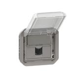 NOWE PLEXO - GNIAZDO RJ45 STP KAT. 6A MECHANIZM SZARE 069559L LEGRAND