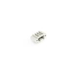 Wtyk THT 1.0x1.0mm solder pin konstrukcja kątowa jasnoszary /200szt./ 734-163/108-000 WAGO