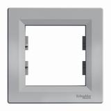 Asfora, ramka 1-krotna, pozioma, aluminium