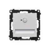 Simon 55 Oprawa oświetleniowa LED 230V z czujnikiem ruchu (1,2 W) Barwa neutralna 4200K Jasnoszary m